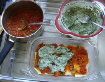 Lasagne met ricotta en spinazie 2