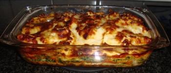 Lasagne met ricotta en spinazie 4