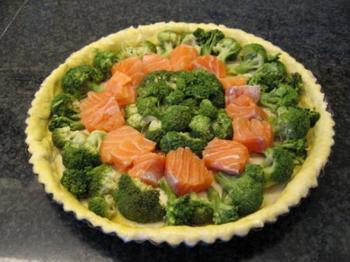 Quiche met broccoli en vis 3