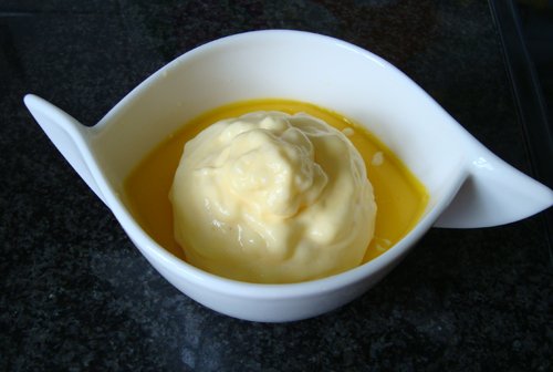 Sinaasappelpudding met espuma 1