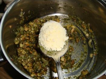 Ovenschotel: gevulde champignons met pesto 4