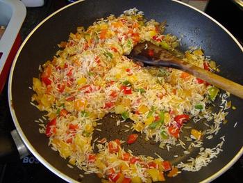 Ovenschotel met kip, paprika en rijst 8