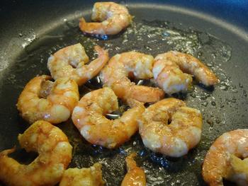 Scampi met prinsesboontjes en nieuwe aardappeltjes 5