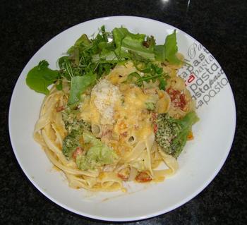 Spaghetti alla carbonara met broccoli 5