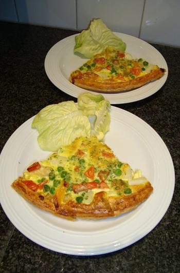 Vegetarische quiche of groentetaart 7