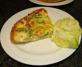 Vegetarische quiche of groentetaart 8