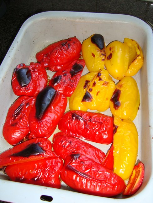 Paprika roosteren 1