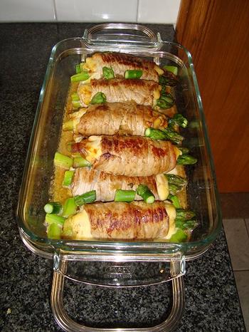 Involtini met asperges of kalfsrolletje met asperges 9