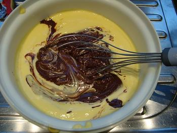 Mascarpone in laagjes met chocolade 3