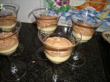 Mascarpone in laagjes met chocolade 8