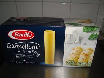 Cannelloni gevuld met garnalen en champignons 4