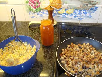 Gehakt parmentier met wortelen en tomatensaus 5