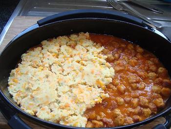 Gehakt parmentier met wortelen en tomatensaus 6