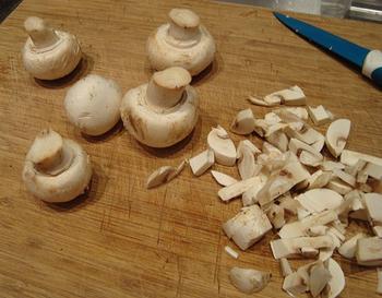 Pasta met tapijtschelpen en champignons 3