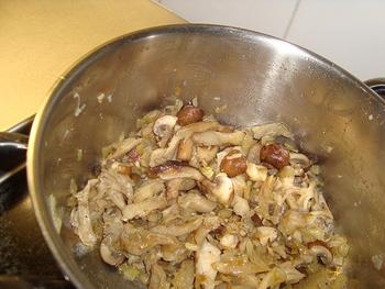 Risotto met paddenstoelen, hazelnoten en zalm 3