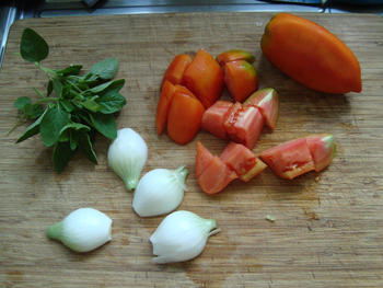 Bloemkool met paprika en kipfilet met currysaus in de thermomix 6