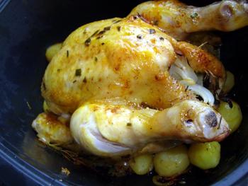 Kip in de oven met aardappelen 6