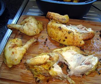 Kip in de oven met aardappelen 8