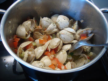 Spaghetti a la vongole 5