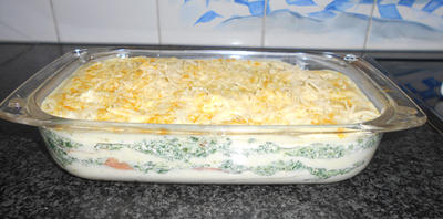 Lasagne met gerookte zalm en spinazie met ricotta 7