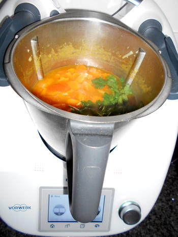 Pompoen-pastinaaksoep in de thermomix 2