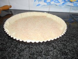 Quiche met spinazie, ham en kruidenkaas 3