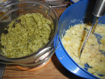 Venkelpuree met zalm en krokant korstje in de oven 3