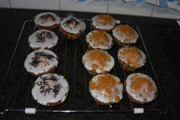 Cupcakes  met chocopasta of speculaaspasta 7