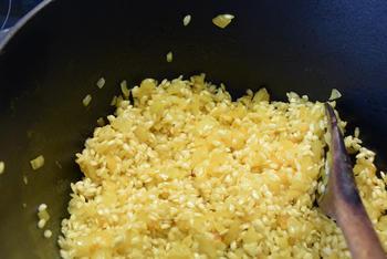Eenvoudige risotto met zeevruchten 4