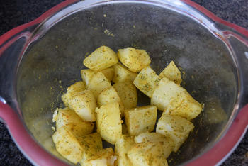 Forel met venkel in papillot met gebakken aardappeltjes 5