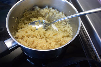 Gevulde, ronde courgettes met quinoa of rijst 9