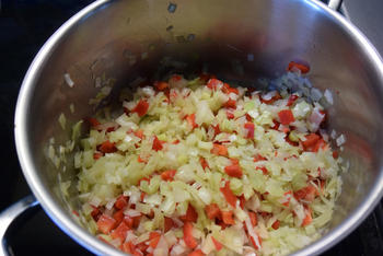 Kabeljauwhaasje met groentesaus in de oven 4