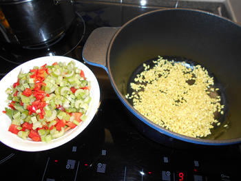 Risotto met groentjes en mosselen 6