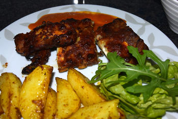 Spareribs langzaam garen in de oven. (slow cooking) 8