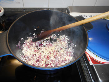 Vegetarische risotto met paddenstoelen 3