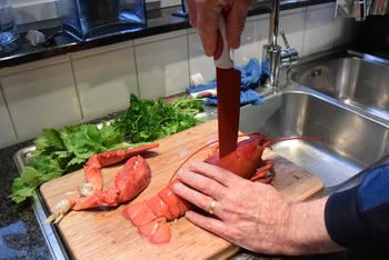 Bisque de homard met stukjes kreeft 3