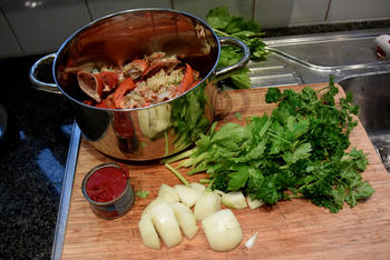 Bisque de homard met stukjes kreeft 6