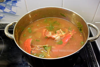 Bisque de homard met stukjes kreeft 7