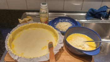 Vegetarische quiche met prei 4