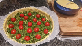 Vegetarische quiche met prei 5