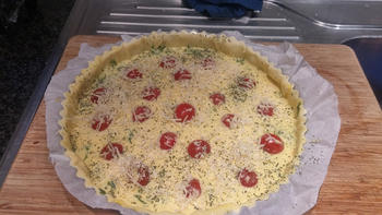 Vegetarische quiche met prei 6