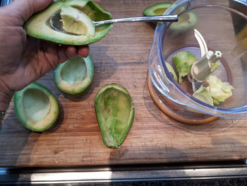 Avocadomousse met garnaaltjes 3