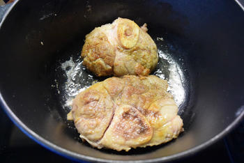 Osso bucco Milanese of kalfsschenkel met risotto 3