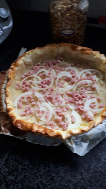 Light quiche met asperges en ham 5