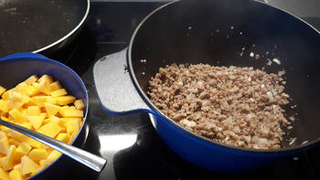 Tagliolini met pompoen Bolognese 3