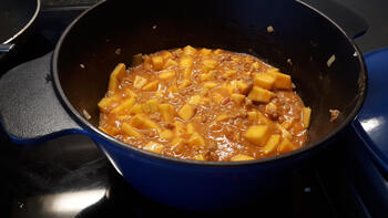 Tagliolini met pompoen Bolognese 4