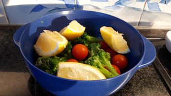 Tajine met kippenbouten, broccoli en citroen 5