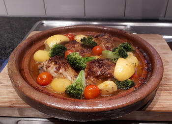 Tajine met kippenbouten, broccoli en citroen 7