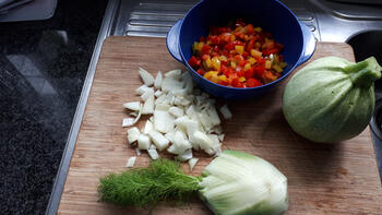 Thermomixrecept: venkel, paprika en courgettesoep 2