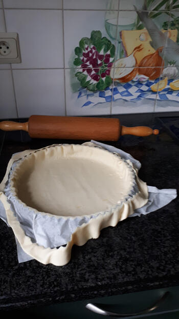 Vegetarische quiche met pompoen en feta 2